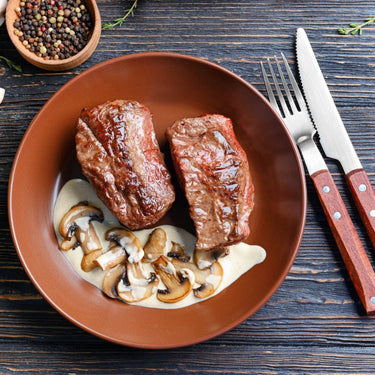 Beef with Spicy Mushrooms 